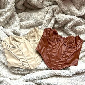 UO Leather Corsets
